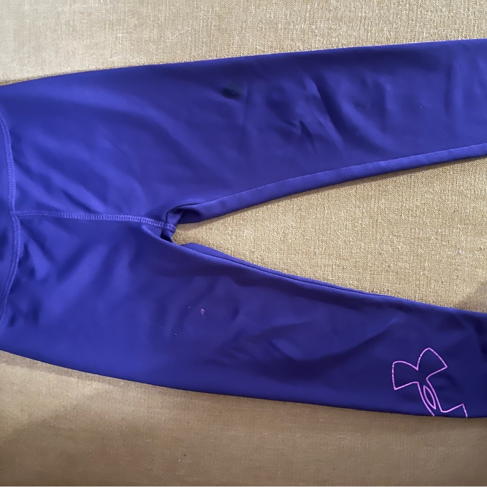 Under Armour Kids Vibrant Purple Leggings